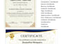design professional certificate, award, diploma and course certificates